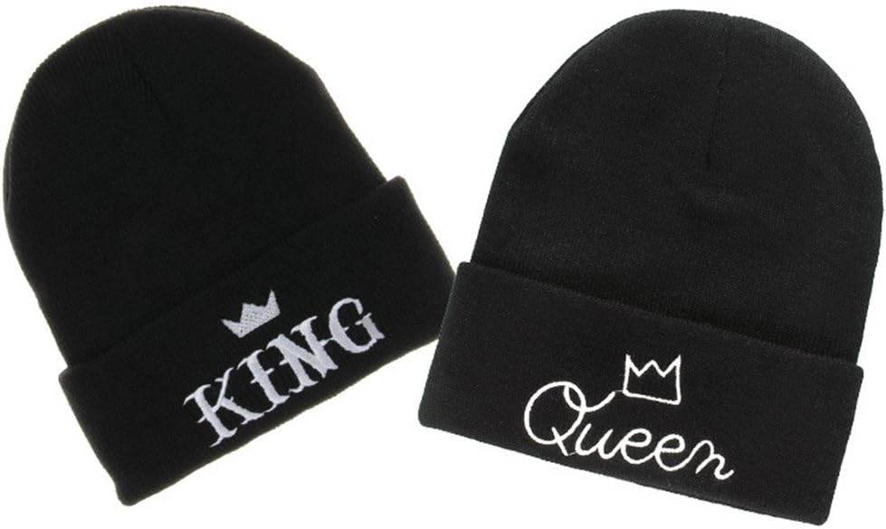 Cozy Couples Knit Beanie Set - MIUNIKO Black