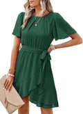 Dokotoo 2025 Summer Dress: Flirty Ruffle Waist Tie!