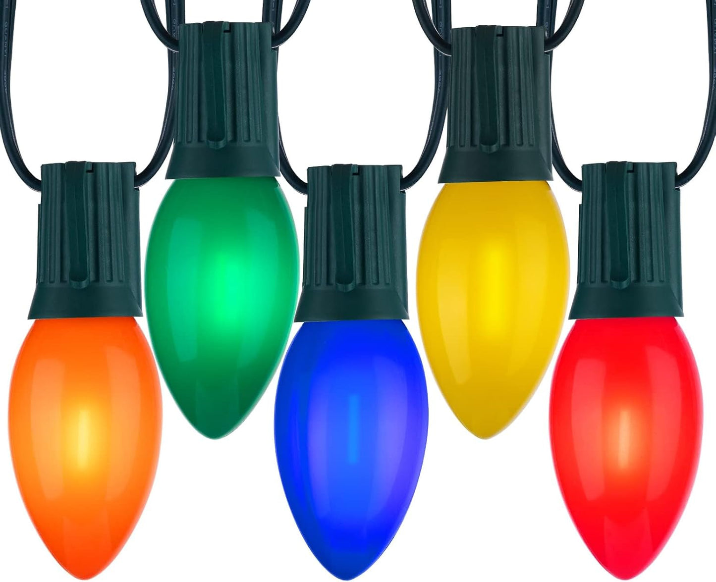 C9 LED Christmas Lights Outdoor for Festive Decor and More
