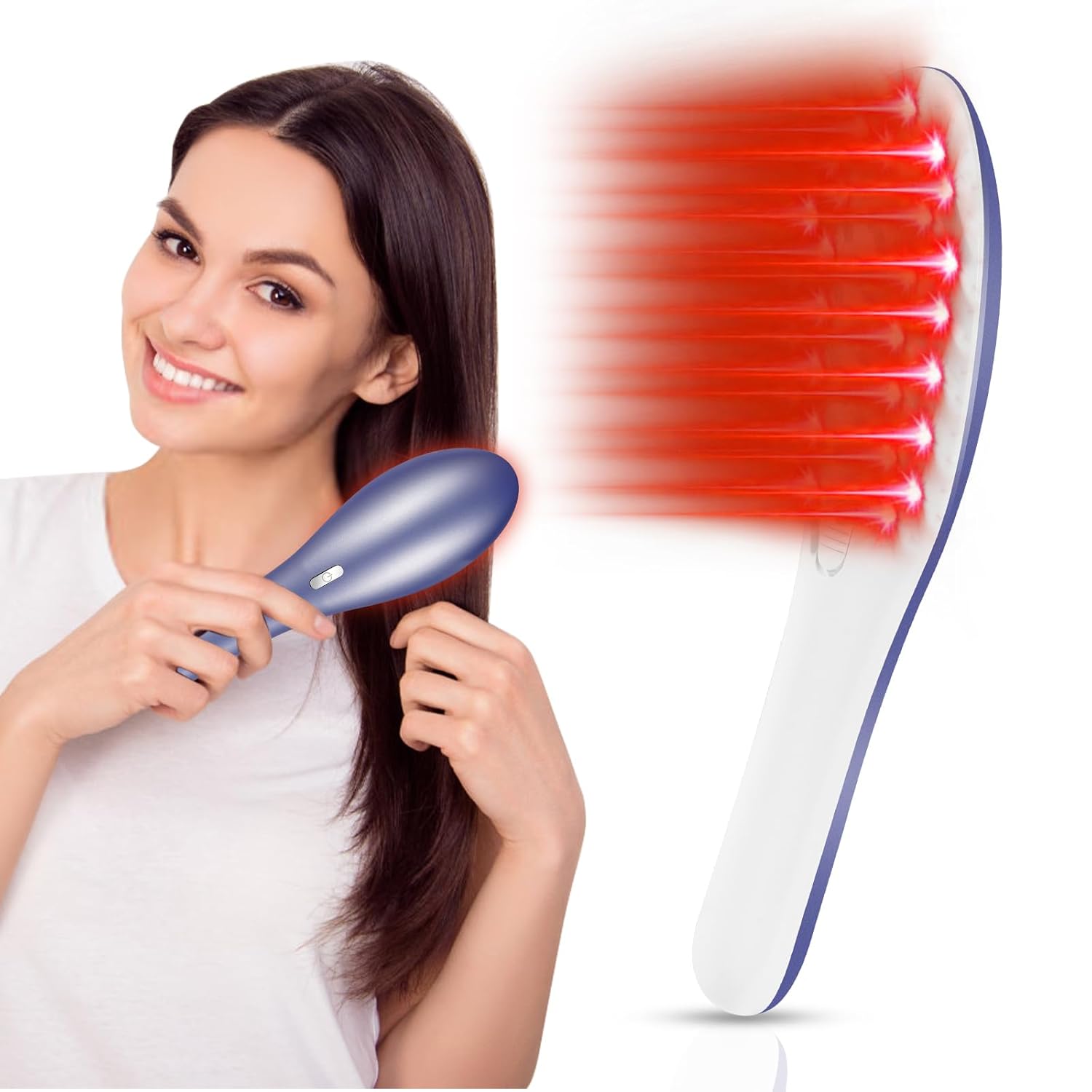 Grow Hair Fast with Laser Comb!