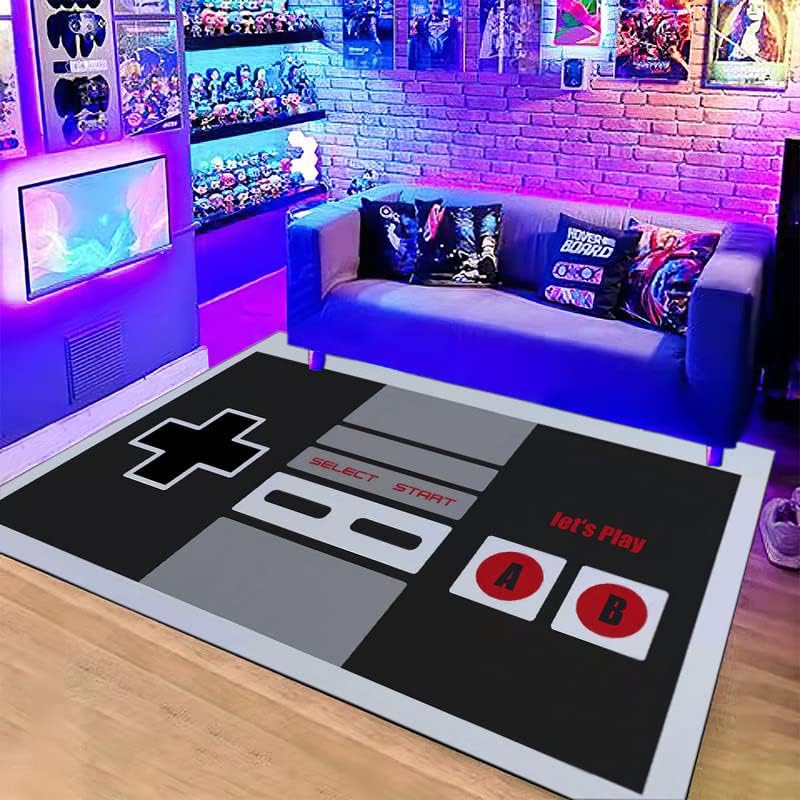 3D Gamer Rug - Non-Slip Player Mat - LUCKYLEI