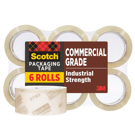 Scotch Commercial Grade Shipping Tape for Heavy Duty Packaging