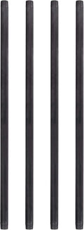 3/4 in x 30 in Black Steel Plumbing Pipe 4 Pack - Vintage Industrial