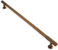 18 in Hole Center Appliance Pull Antique Brass Cabinet Pull - Safe