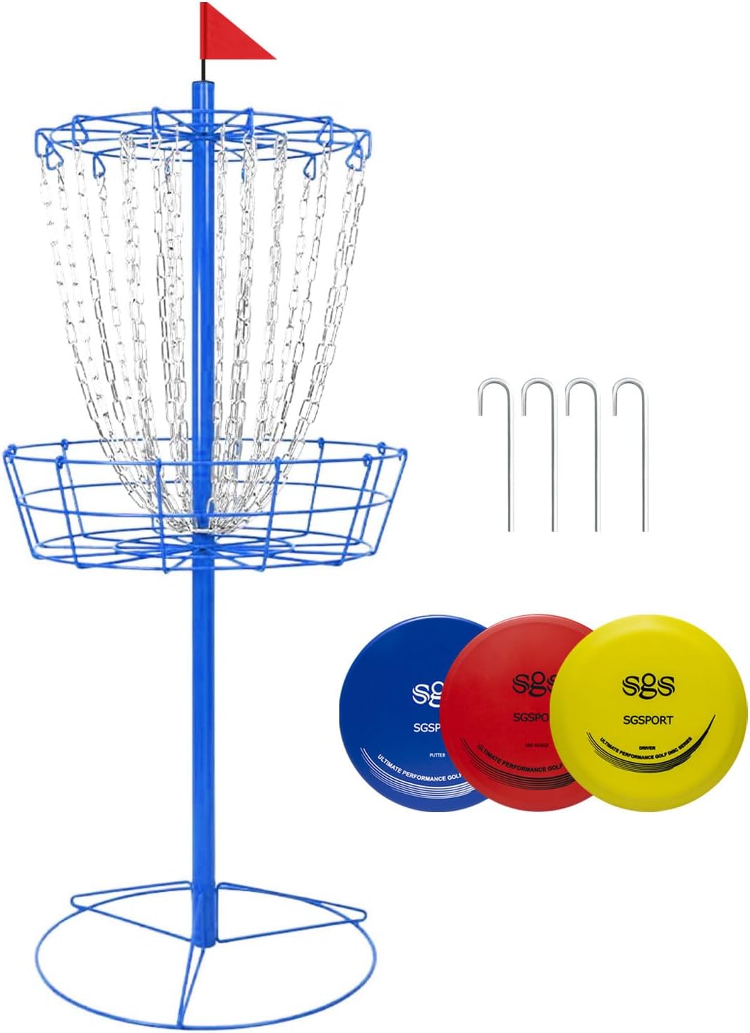 Portable Disc Golf Basket Set - Enhance Your Game Anywhere!