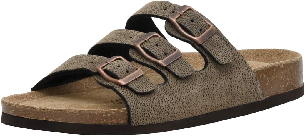 CUSHIONAIRE Women's Lela Cork Footbed Sandal for Ultimate Comfort