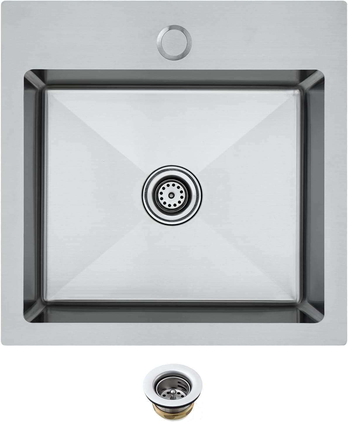 MENATT 15x15 inch Drop-in Bar Sink with 1 Faucet Hole Review