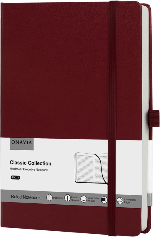ONAVIA Ruled Journal 100 GSM Thick Paper - Perfect for Work, Travel, College