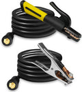 SSIMDER Welding Stinger Electrode Holder with Lead and Ground Clamp