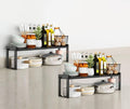 Expandable Cabinet Shelf Organizer 16-26 in 2-Pack - Stackable Storage