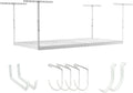 Overhead Storage Rack 4 ft x 8 ft Adjustable 24 in - 45 in - Heavy