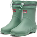 Nutropa Mid Calf Rain Boots for Women - Comfortable Waterproof Garden