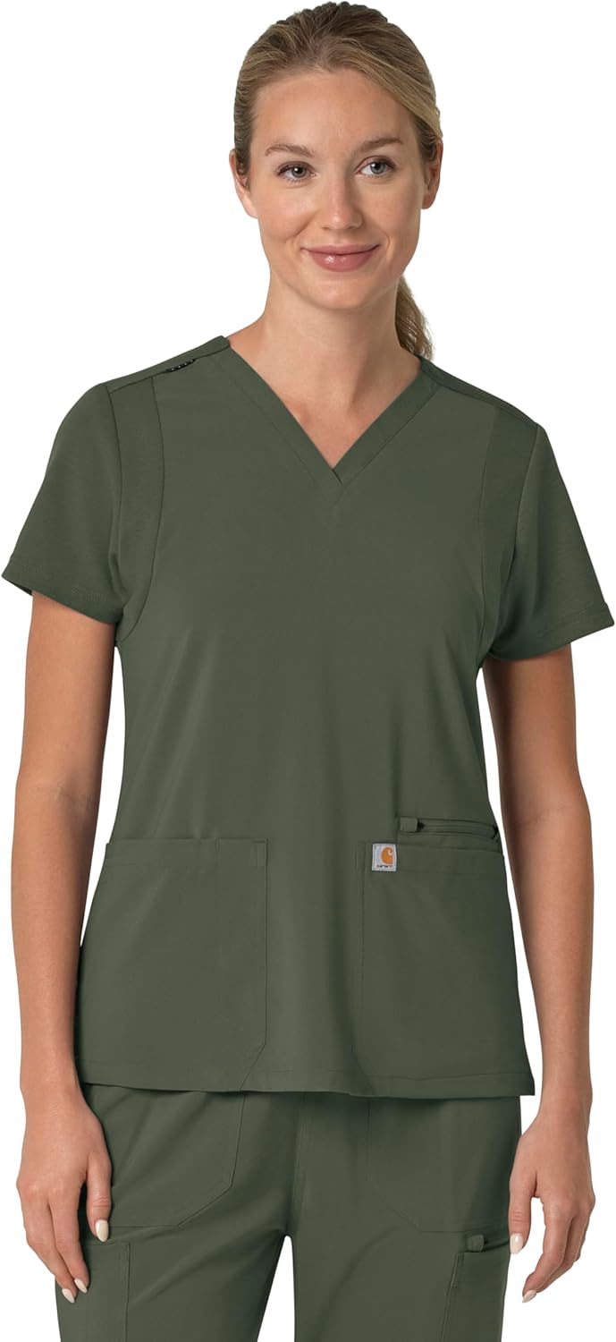 Carhartt Scrubs C13210 Women's Force Cross-Flex Modern Fit