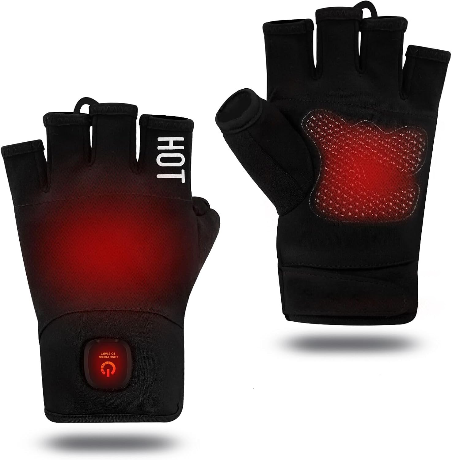 Rechargeable Heated Fingerless Gloves: Stay Warm Anywhere