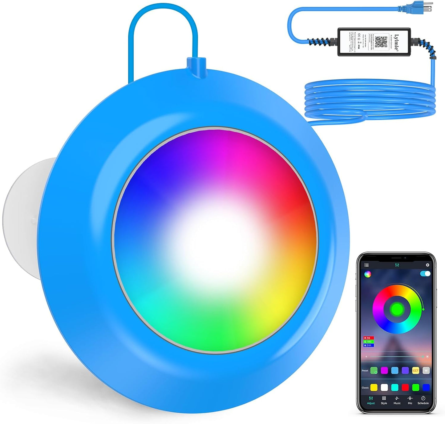 LED Pool Lights with Smart Control for Stunning Night Swims