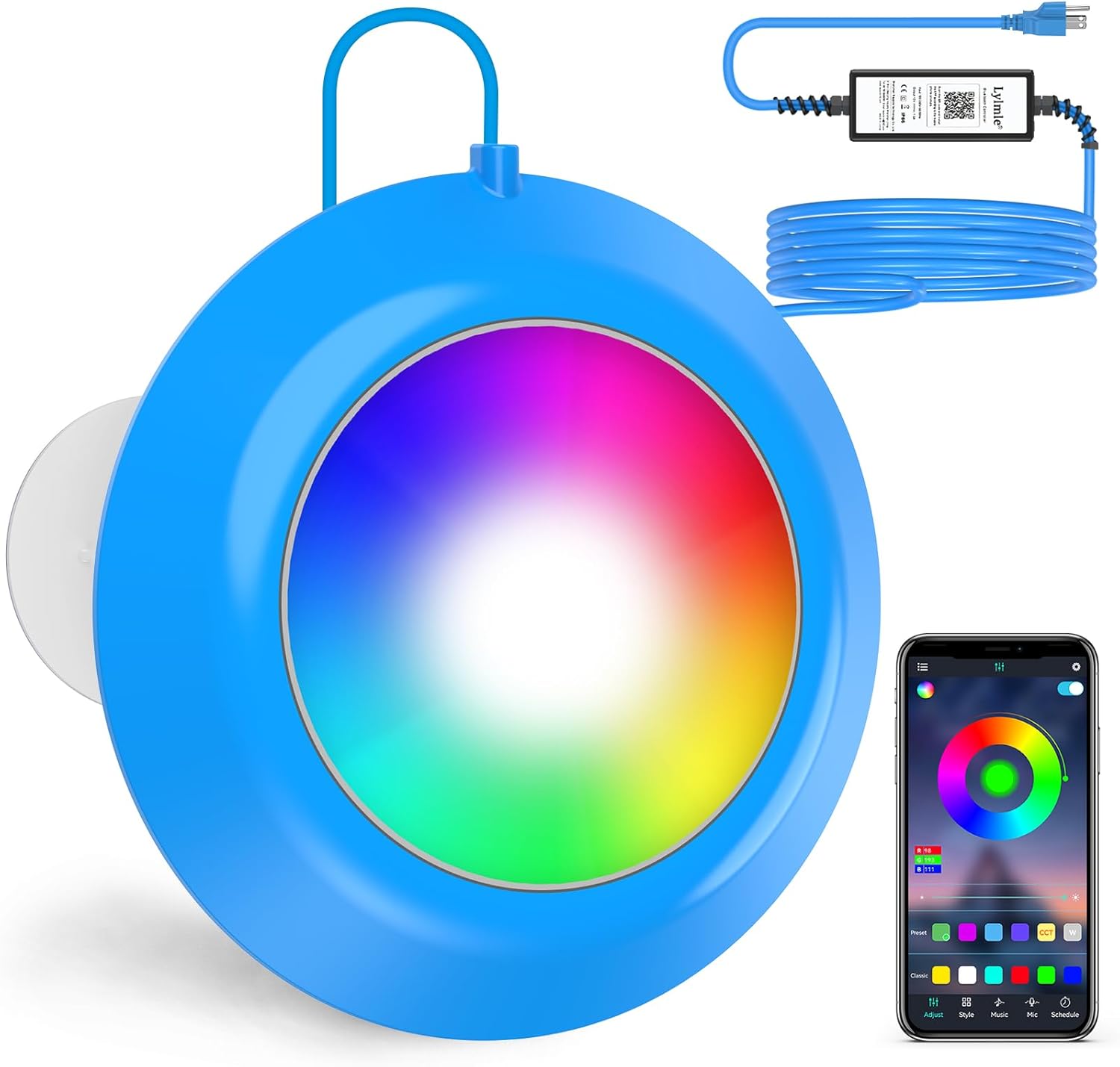 LED Pool Lights with Smart Control for Stunning Night Swims