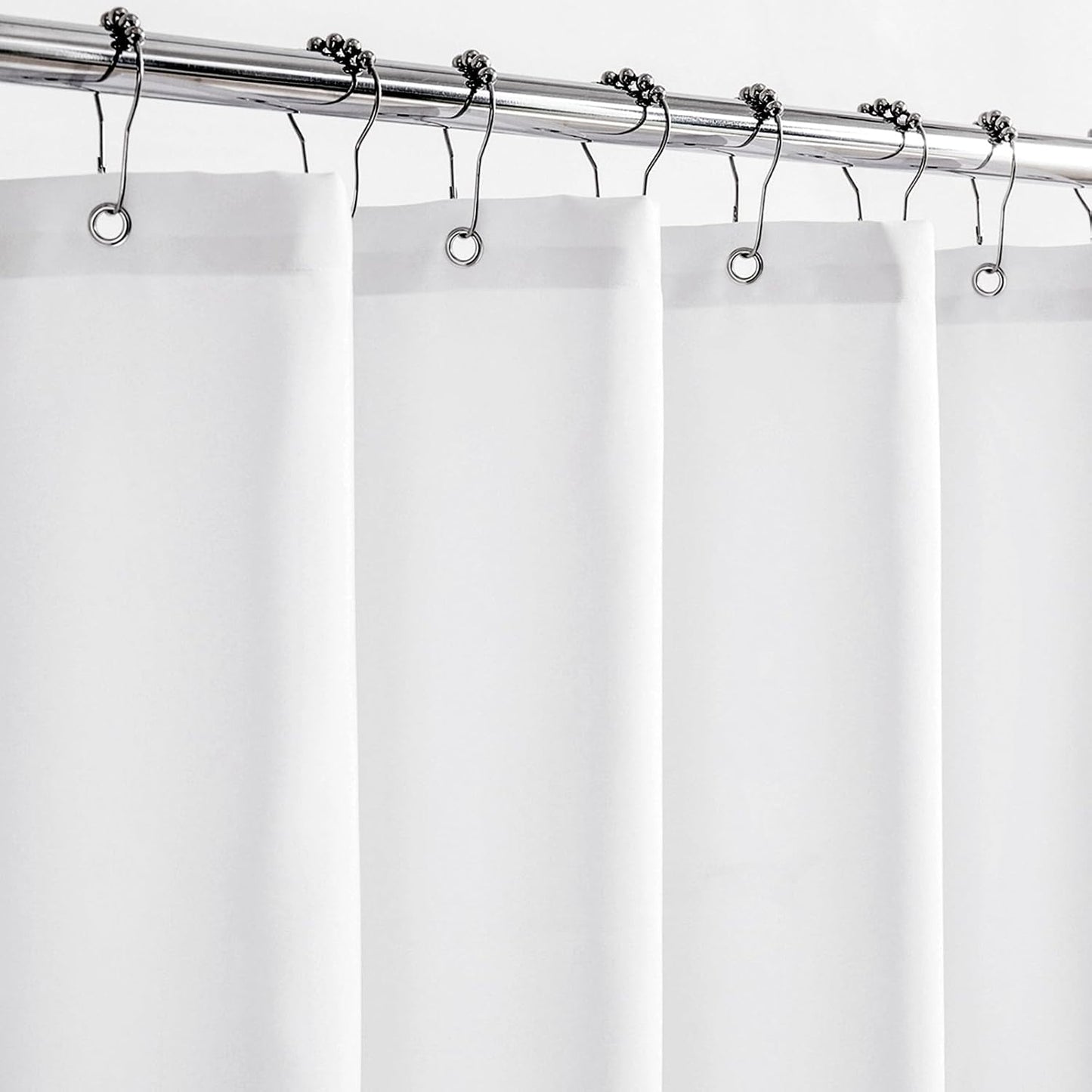 Hotel Quality Waterproof Shower Liner with 6 Magnets