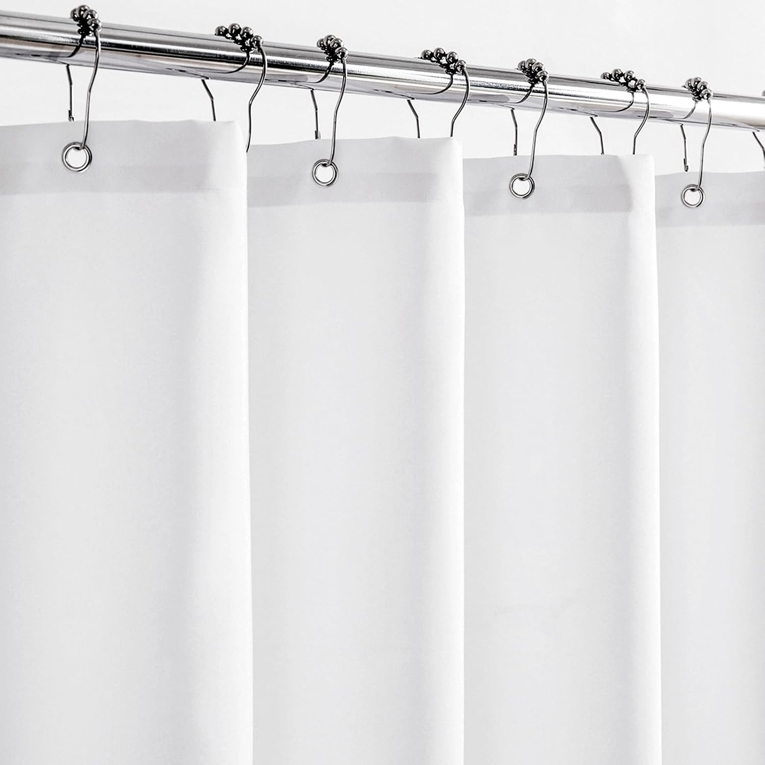 Hotel Quality Waterproof Shower Liner with 6 Magnets