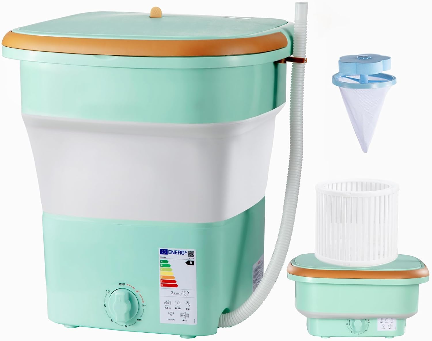 Powerful Mini Washing Machine | Deep Clean Clothes