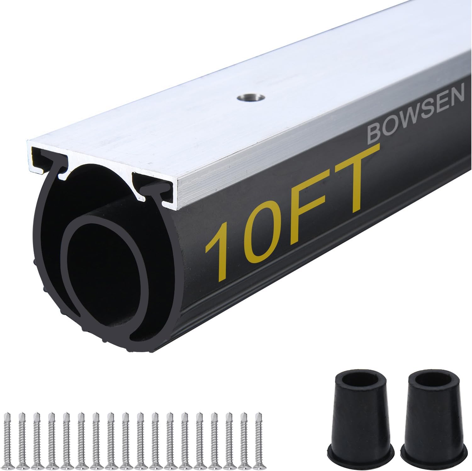 BOWSEN Heavy-Duty U+O Ring Garage Door Bottom Seals Kit