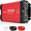 1500W Pure Sine Wave Inverter 12V to 110V/120V AC - Reliable OffGrid