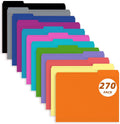 PANDRI 270-Pack Color File Folders: Organize with Style!