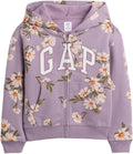 GAP Girls' Logo Hoodie Full Zip Sweatshirt - Cozy Everyday Essential