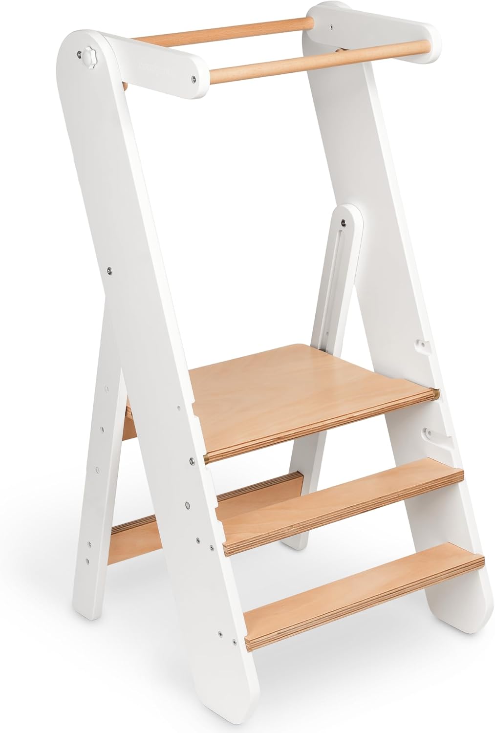 Comfy Cubs Kids Step Stool - Adjustable Toddler Tower for Home