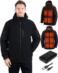 Heated Jacket for Men with 15 Heating Zones for Winter Comfort