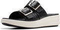 Clarks womens Drift Buckle - Lightweight Comfortable Sandal