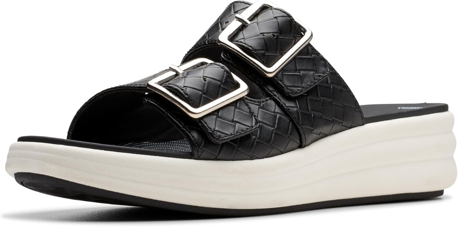 Clarks womens Drift Buckle Sandals for Ultimate Comfort