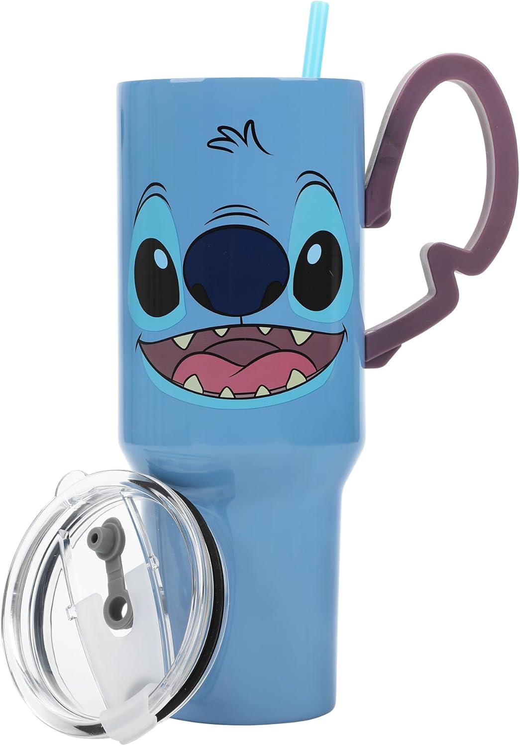 Disney Stitch 40 Oz Stainless Steel Tumbler with Sculpted Ears