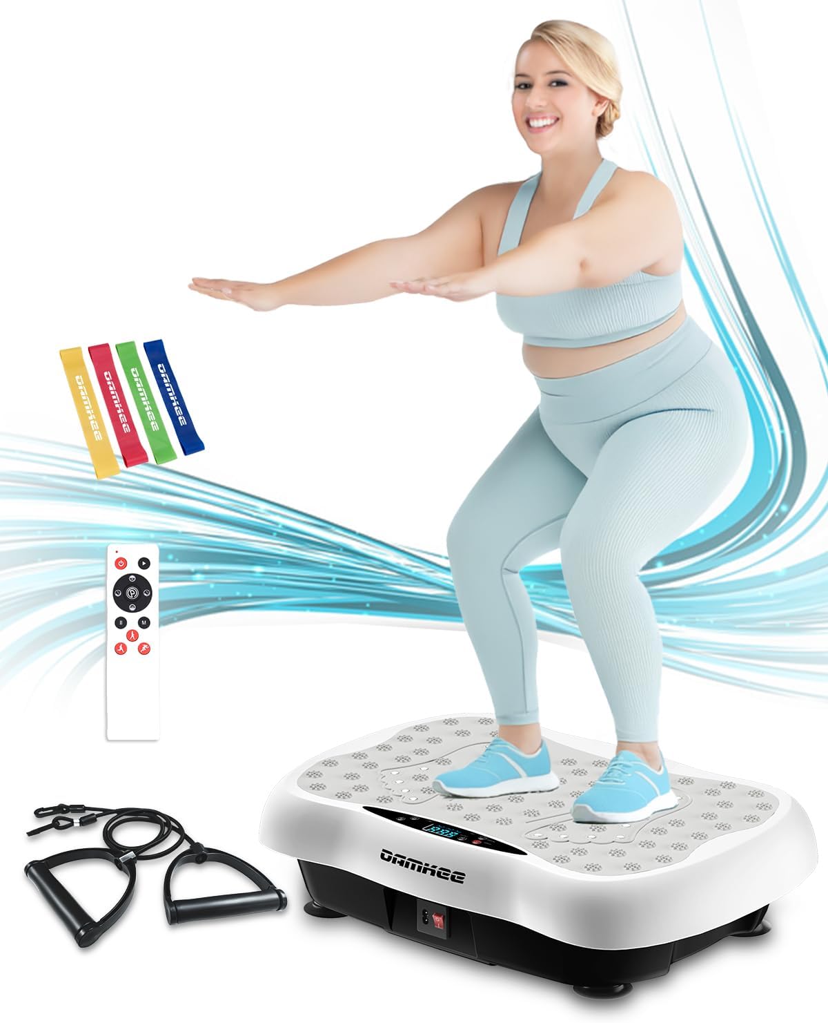DamKee Vibration Plate: 120 Speeds, Weight Loss & Tone