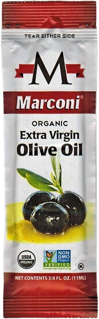 Marconi Organic Extra Virgin Olive Oil Packets for Healthy Meals