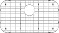 Sink Grid Protector 26 in x 14 in for Kitchen Sink - Rear Drain Hole