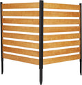Wooden Privacy Fence Panels - No Dig, Outdoor Screen (36x44)