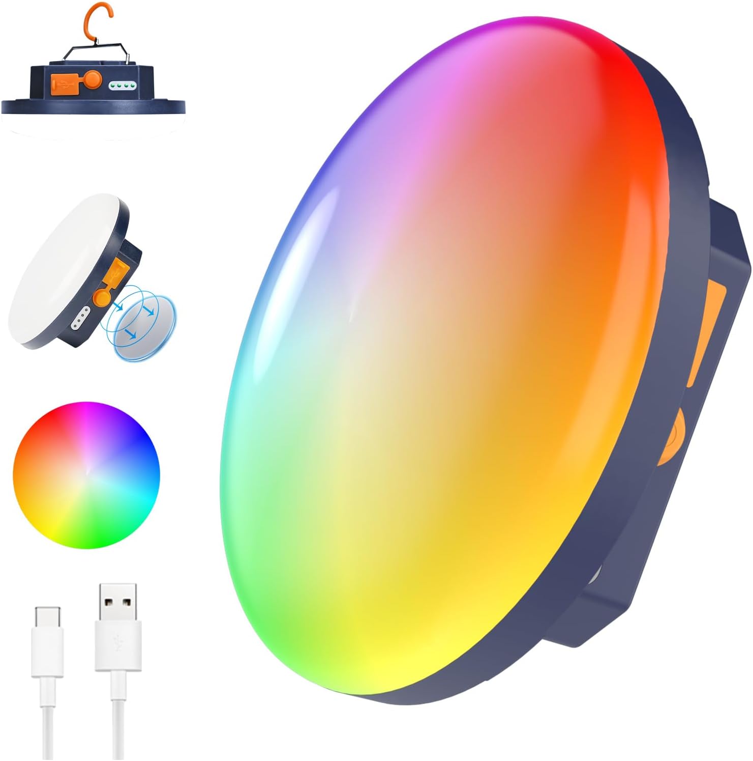 Long-lasting 10000mAh Tent Light - 24H Play Time