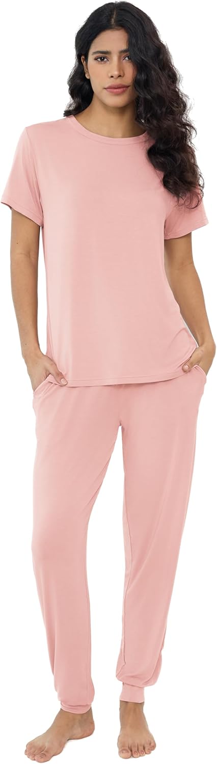 Ultra Soft Bamboo Viscose Pajamas Set for Women Sleepwear
