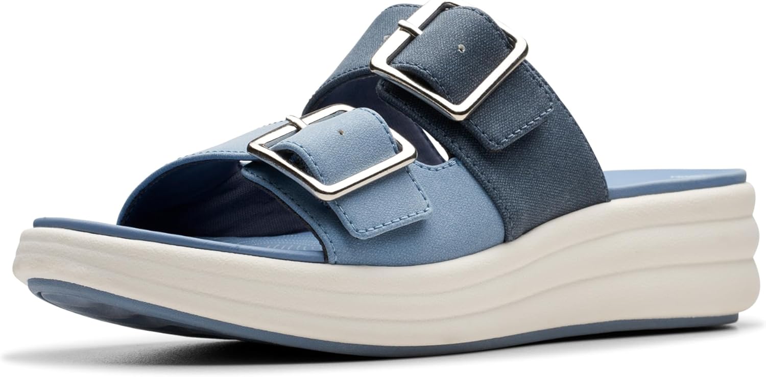 Clarks womens Drift Buckle Sandals for Ultimate Comfort