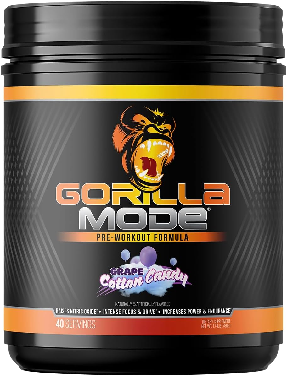 Gorilla Mind Pre Workout for Massive Pumps and Laser Focus