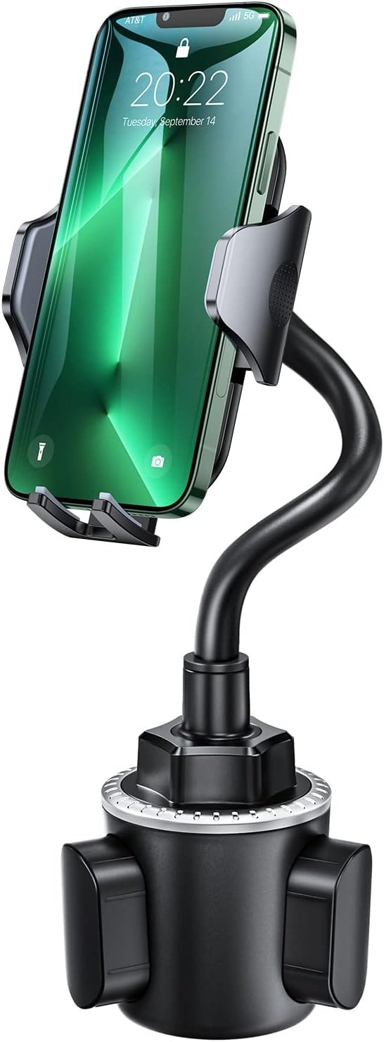 Secure Car Phone Mount with Flexible Gooseneck