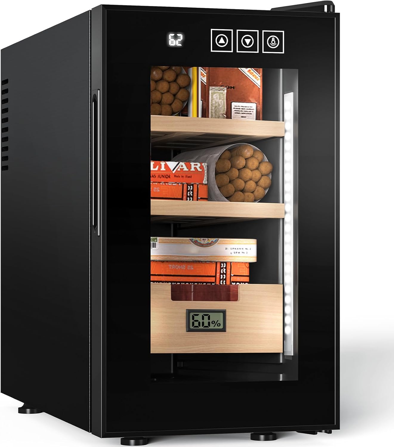 NEEDONE Electric Cigar Humidor 23L with Heating & Cooling System