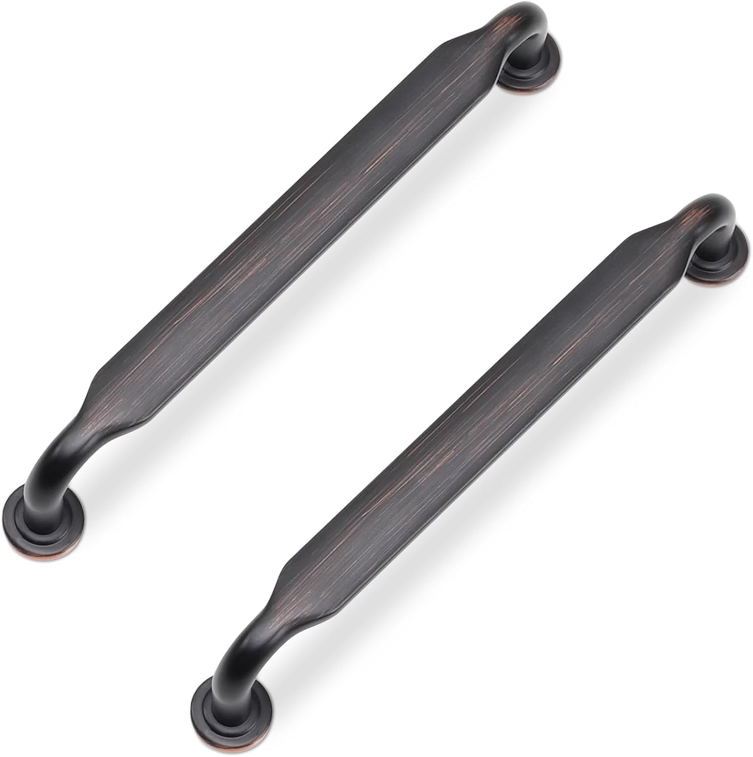 10 Pack 6-1/4 Inch Oil Rubbed Bronze Cabinet Pulls for Kitchen