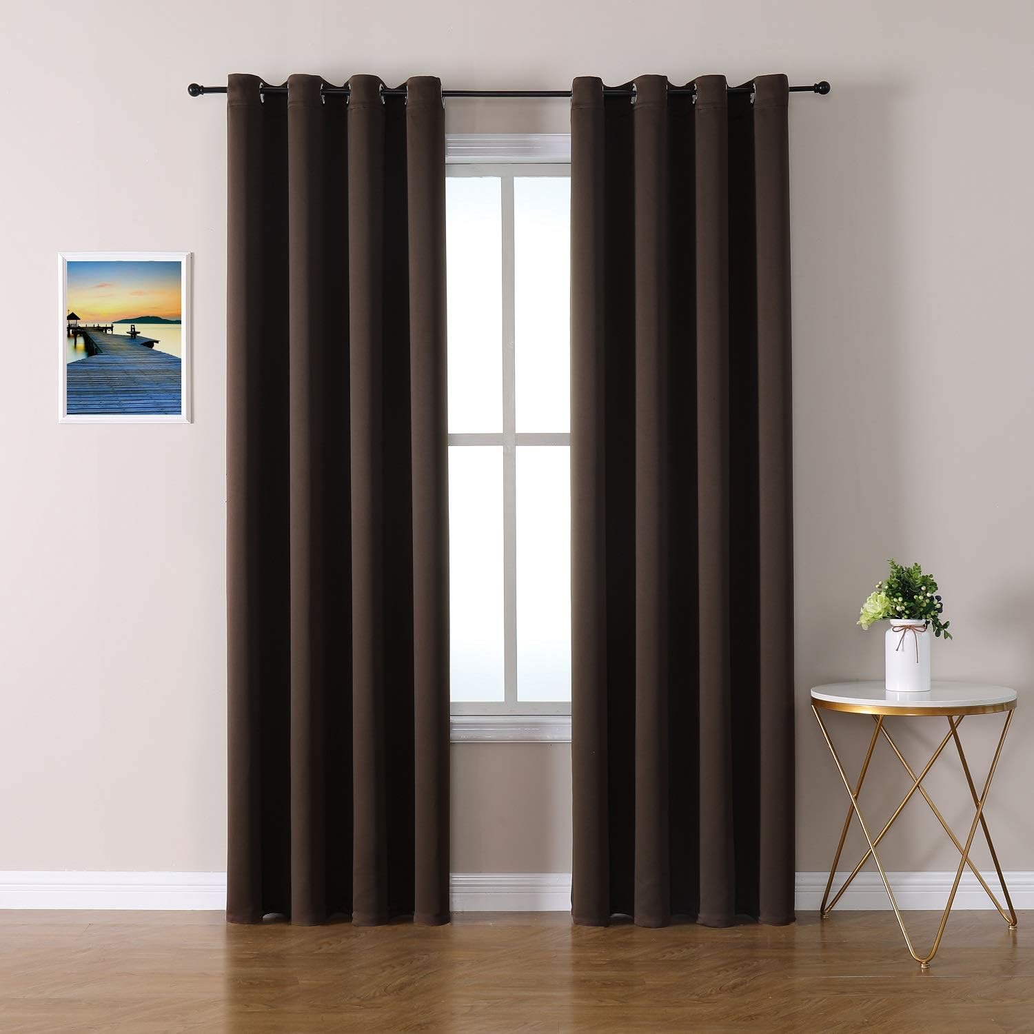 Blackout Curtains 108 Inches Long for Living Room and Bedroom