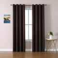 Blackout Curtains 80 in Long 2 Panels Set - Room Darkening Thermal