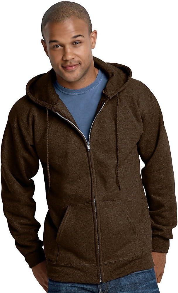 Hanes Men's Ultimate Full-Zip Hoodie for Comfort and Style