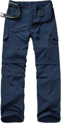 Mens Hiking Pants Quick Dry Convertible Zip Off - Lightweight Outdoor