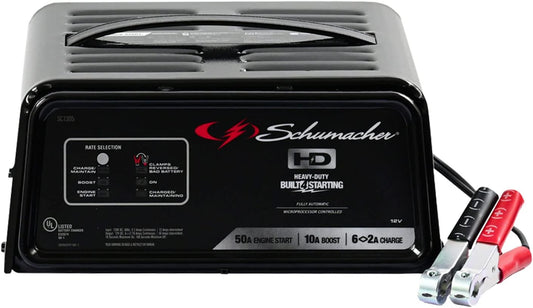 Schumacher Electric 4-in-1 Battery Charger: Powerful 50 Amps Boost