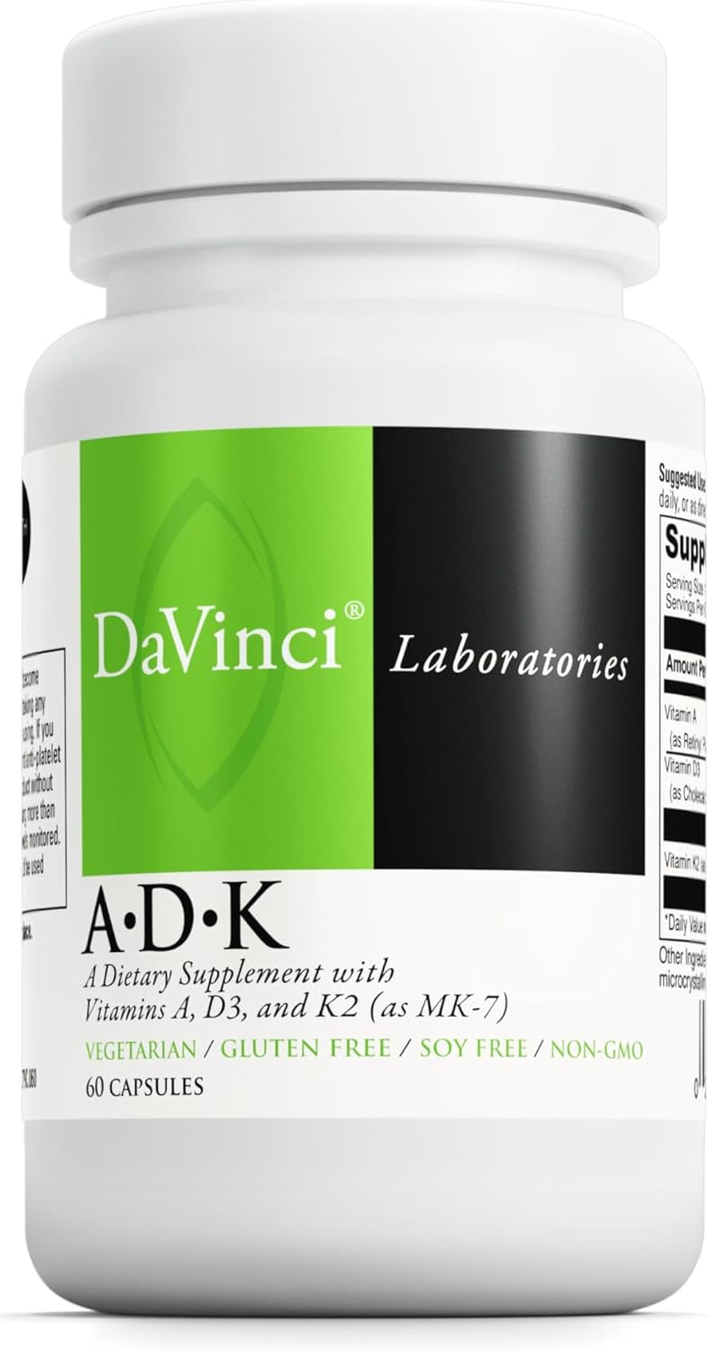 ADK Vitamin Supplement for Bone, Heart & Immune Health Support