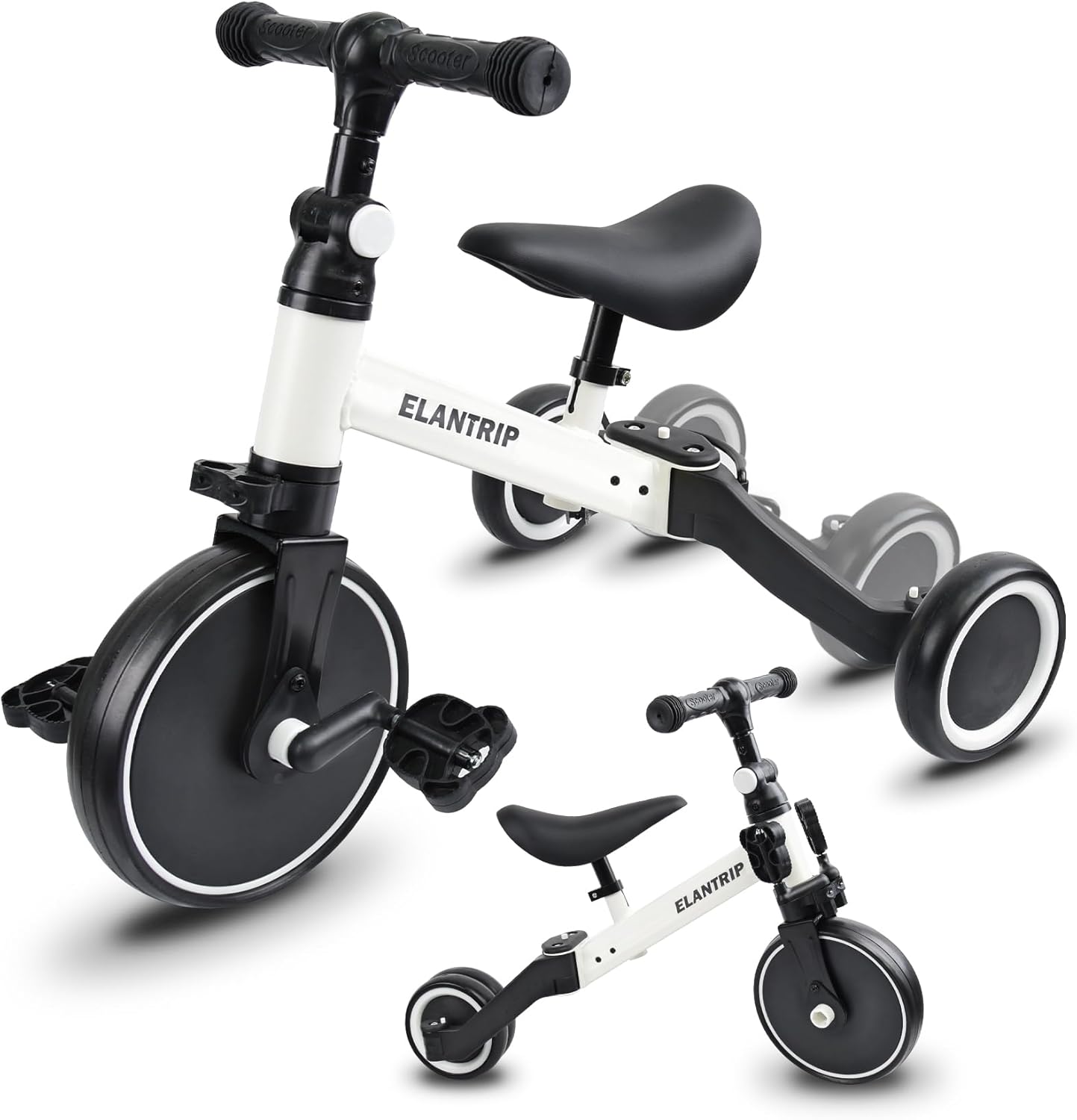 Elantrip 5 in 1 Balance Bike for Kids - Safe and Fun Ride